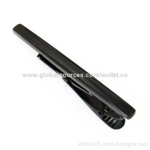 Men's Classical Clip, Made Of 316L Stainless Steel, IP Black Plating